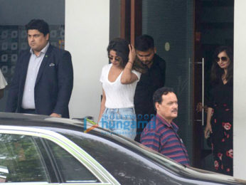 Priyanka Chopra and Nick Jonas snapped at the Kalina airport gate