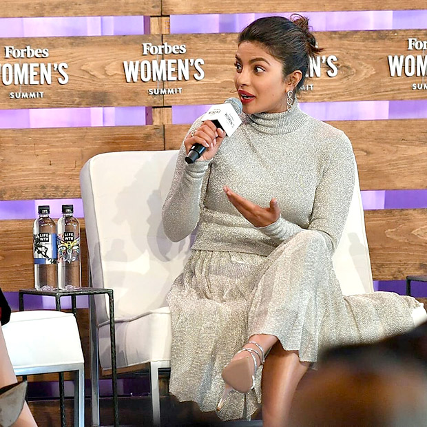 Priyanka Chopra speaks at Forbes Women's Summit 2018