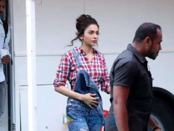 Rakul Preet Singh and Aditi Rao Hydari snapped at Filmcity shooting for ad