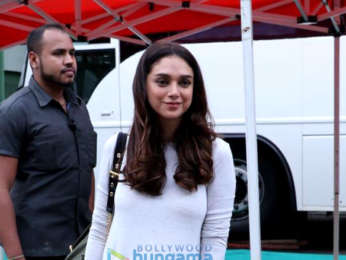 Rakul Preet Singh and Aditi Rao Hydari snapped at Filmcity shooting for ad
