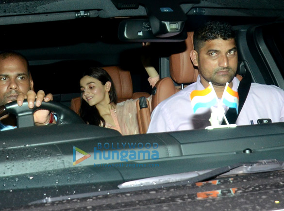 ranbir kapoor ali bhatt sanjay dutt aamir khan and others snapped attending the the special screening of sanju 13