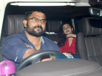Ranbir Kapoor, Sanjay Dutt and Alia Bhatt spotted at Rishi Kapoor's home