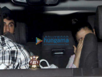 Ranbir Kapoor and Alia Bhatt snapped at Mehboob Studio in Bandra