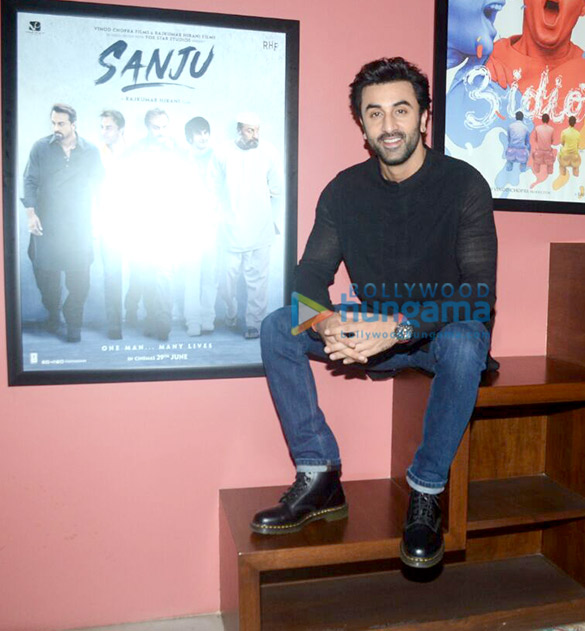 Ranbir Kapoor snapped at Rajkumar Hirani’s office in Andheri Ranbir Kapoor snapped at Rajkumar Hirani’s office in Andheri
