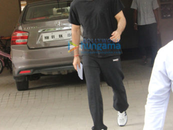 Ranbir Kapoor snapped at a salon in Bandra