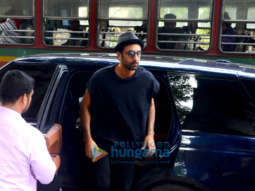 Ranbir Kapoor spotted at a salon in Bandra