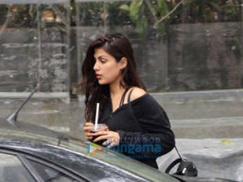 Rhea Chakraborty spotted at the Kitchen Garden