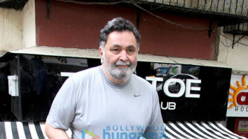 Rishi Kapoor snapped at Tip and Toe salon in Bandra