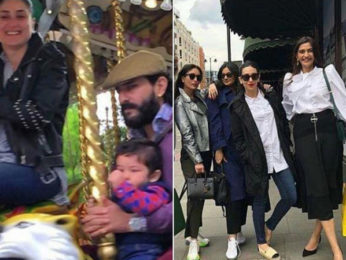 Saif Ali Khan, Kareena Kapoor Khan take Taimur for merry go round ride; take Sonam Kapoor, Anand Ahuja and gang for lunch in London