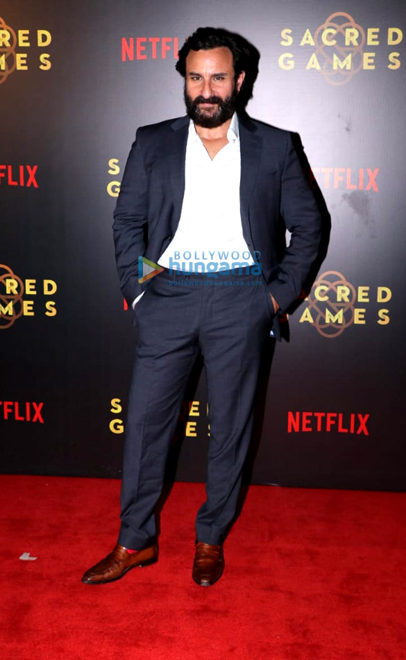 Saif Ali Khan, Nawazuddin Siddiqui and others grace the red carpet screening of Netflix’s original series ‘Sacred Games’