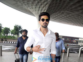 Saqib Saleem snapped at the airport