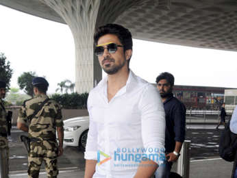 Saqib Saleem snapped at the airport