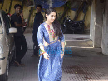 Sara Ali Khan snapped post her gym session in Mumbai