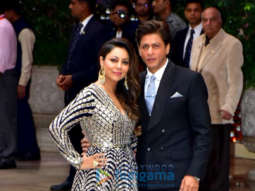 Shah Rukh Khan, Gauri Khan, Ranbir Kapoor and other celebs snapped at Akash Ambani – Shloka Mehta engagement ceremony