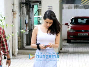 Shraddha Kapoor snapped at the office of Maddock Films in Bandra