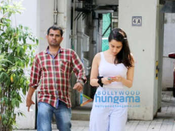 Shraddha Kapoor snapped at the office of Maddock Films in Bandra