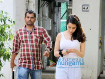 Shraddha Kapoor snapped at the office of Maddock Films in Bandra