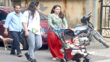 Soha Ali Khan snapped with her daughter Inaaya Naumi Kemmu