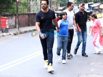 Sonu Sood snapped with his son in Juhu