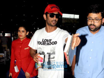 Sushant Singh Rajput and Sophie Choudry and others snapped at the airport