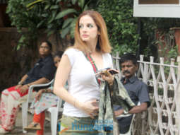 Sussanne Khan spotted at Mac Queens in Bandra