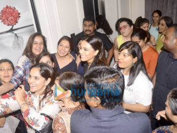 Swara Bhaskar and Shikha Talsania snapped interacting with the audience at Globus theater in Bandra