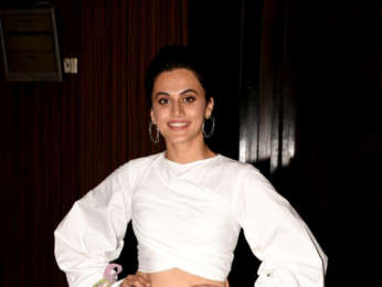 Taapsee Pannu snapped promoting her film Soorma