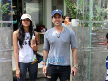 Tusshar Kapoor snapped at Kitchen Garden