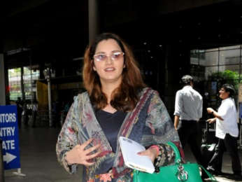Urvashi Rautela and Sania Mirza snapped at the airport