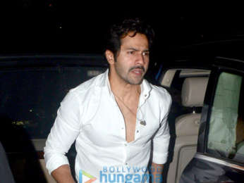 Varun Dhawan and Natasha Dalal snapped at Koko in Lower Parel