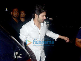 Varun Dhawan and Natasha Dalal snapped at Koko in Lower Parel