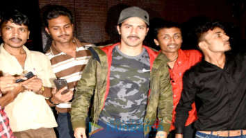 Varun Dhawan snapped outside the gym in Juhu
