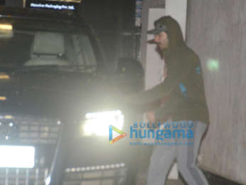 Varun Dhawan snapped post gym session