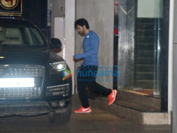 Varun Dhawan snapped post gym session