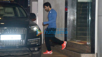 Varun Dhawan snapped post gym session