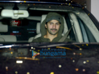 Varun Dhawan snapped post gym session
