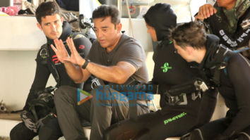 On The Sets Of The Movie Vishwaroop II