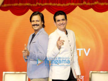 Vivek Oberoi and Omung Kumar snapped at Zee TV India's Best Dramebaaz press conference