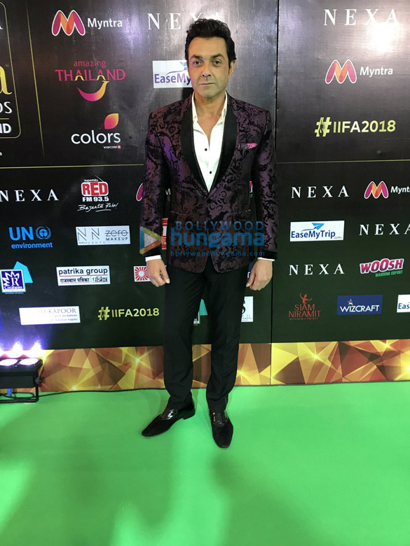 zaira wasim bobby deol and others snapped at the green carpet of iifa awards 2018 2