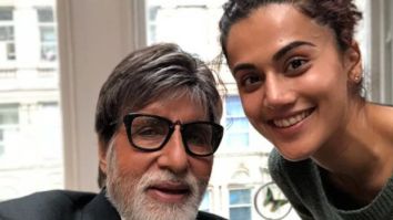 Amitabh Bachchan and Taapsee Pannu on the sets of BADLA remind us of their PINK days!
