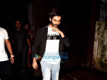 Aayush Sharma and Kartik Aaryan snapped at the gym