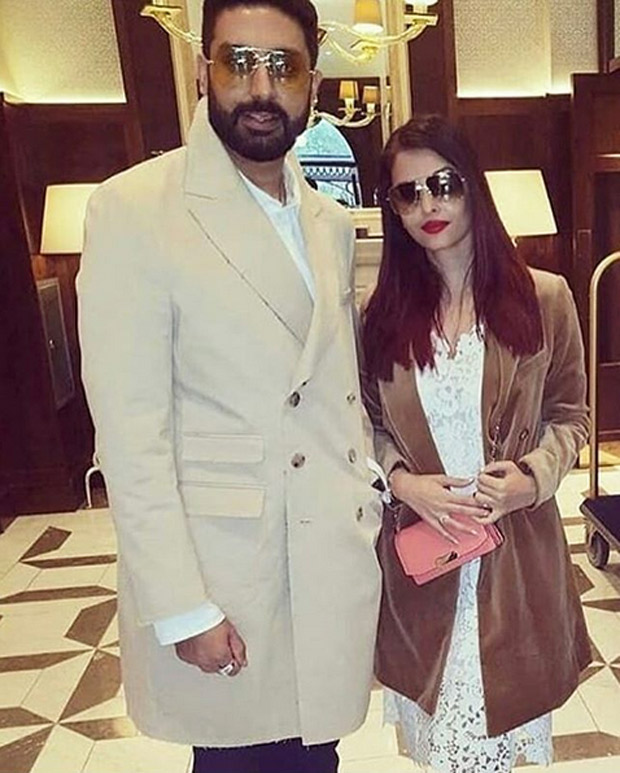 Abhishek Bachchan and Aishwarya Rai Bachchan click pictures with fans in London