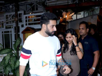 Abhishek Bachchan spotted at Fable restaurant in Juhu