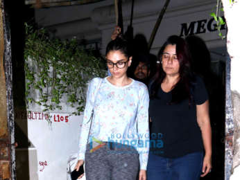 Aditi Rao Hydari and Huma Qureshi spotted at Srishti Arya's home in Juhu
