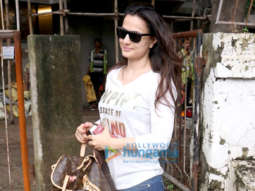 Ameesha Patel snapped in Juhu