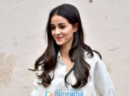 Ananya Pandey spotted after a shoot at Mehboob Studios