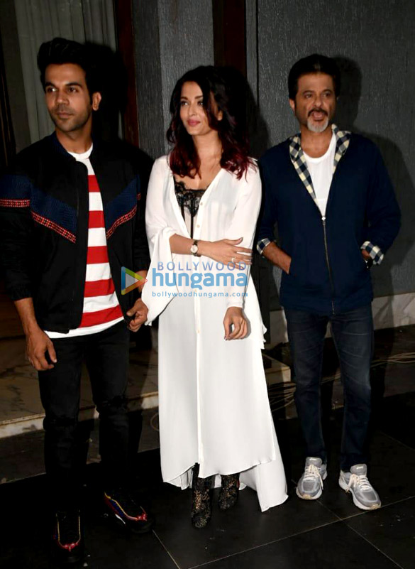 Anil Kapoor, Aishwarya Rai Bachchan and Rajkummar Rao snapped promoting Fanney Khan