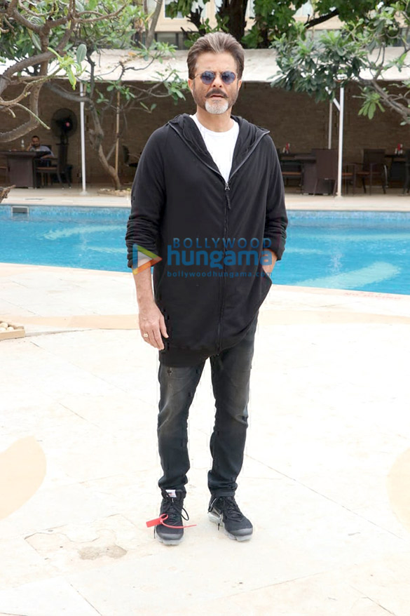 anil kapoor rakeysh omprakash mehra and bhushan kumar snapped promoting fanney khan at sun n sand hotel in juhu 3