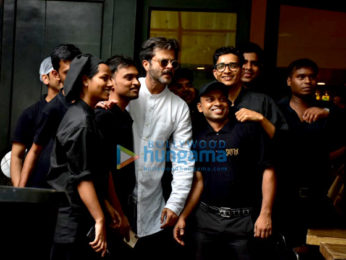 Anil Kapoor spotted at Suzette Creperie & Cafe in Bandra