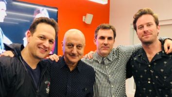 Anupam Kher meets Armie Hammer, Josh Charles, Paul Schneider and Stephan Payne in New York